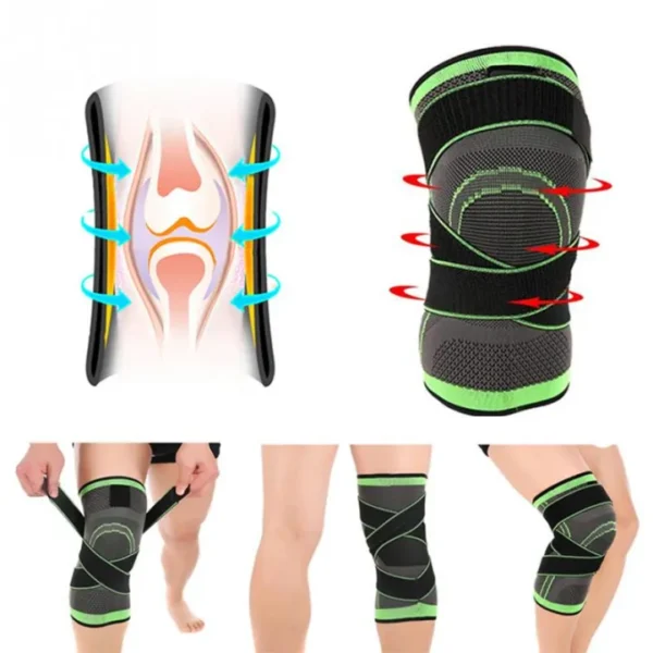 Knee Sleeve,Compression Fit Support -for Joint Pain and Arthritis Relief