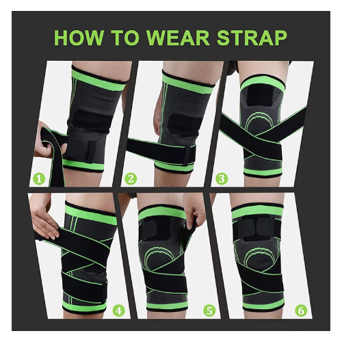 Knee Sleeve,Compression Fit Support -for Joint Pain and Arthritis Relief - Image 3