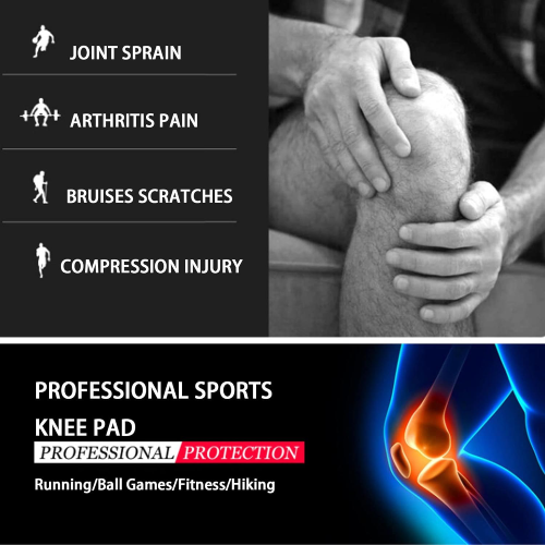 Knee Sleeve,Compression Fit Support -for Joint Pain and Arthritis Relief - Image 2