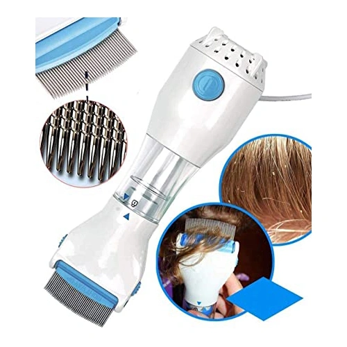 V- Comb Automatic Head Lice/ Dandruff Eliminator Vacuum Comb - Image 3