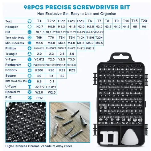 115 in 1 Professional Repair Tool Kit - Image 5
