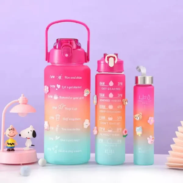 Sports 3 in 1 Water Bottle - Image 4