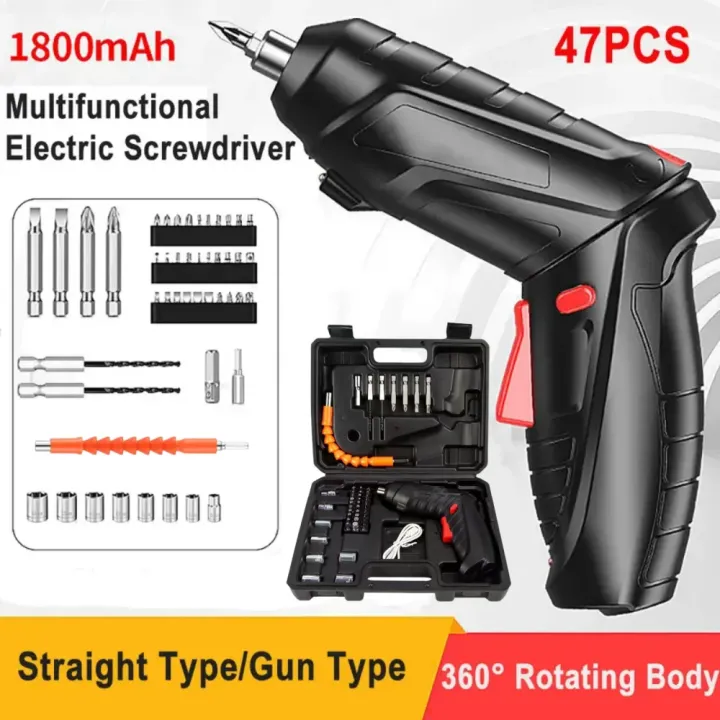 47 pcs Cordless Screwdriver Set - Image 6