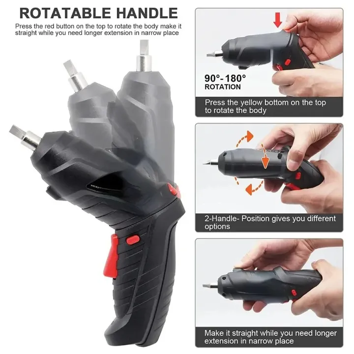 47 pcs Cordless Screwdriver Set - Image 3