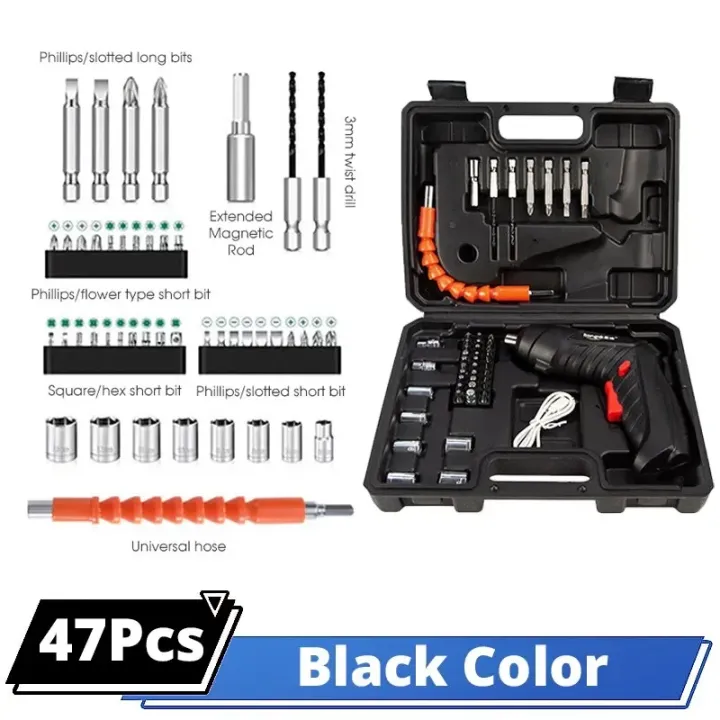47 pcs Cordless Screwdriver Set - Image 2