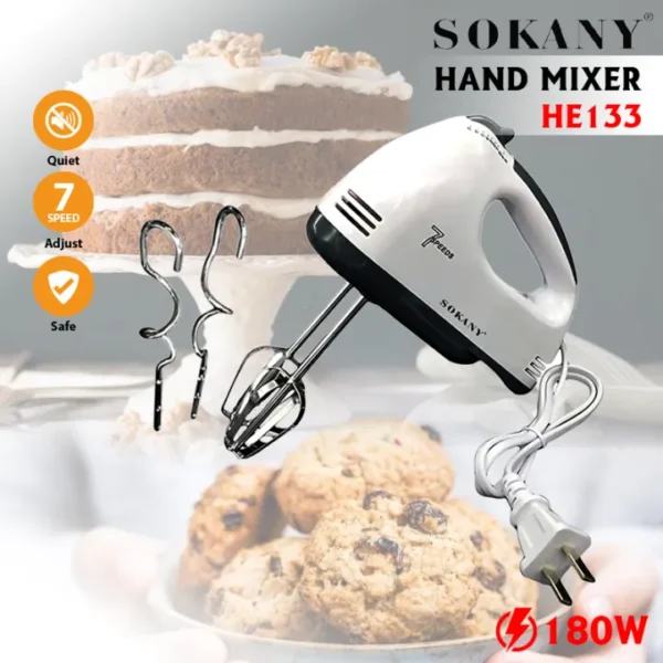 Sokany Hand Mixer 133 - Image 2