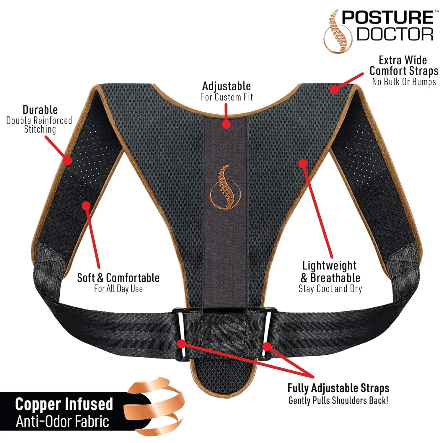 Posture Doctor Belt Adjustable - Posture Corrector - Image 4